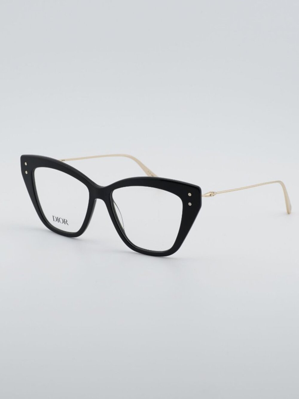 Dior MISSDIORO B3I 1200 Eyeglasses Black/Gold 52mm Cat Eye Frame